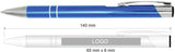 Kugelschreiber Cosmo Farbe: C-11 Lichtblau