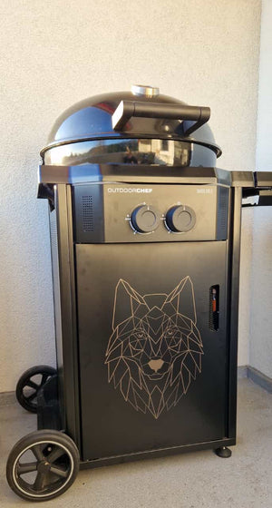 Outdoorgrill mit Gravur veredelt