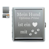 Mein Hund / Katze ist ein Herz mit 4 Pfoten Etui personalisierbar