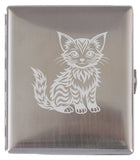 Katze Zigarettenetui mit Name personalisierbar