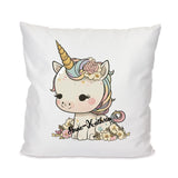 Sweet Unicorn Einhorn personalisierbar - Kissen 40x40cm mit Füllung