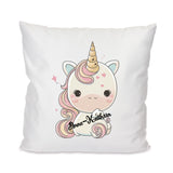 Sweet Unicorn Einhorn personalisierbar - Kissen 40x40cm mit Füllung