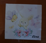 Brillenputztuch Microfaser Bunny Be personalisierbar