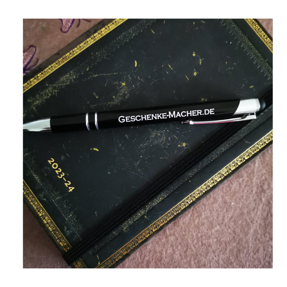 Edler Kugelschreiber Touchpen aus Aluminiun mit Wunschgravur