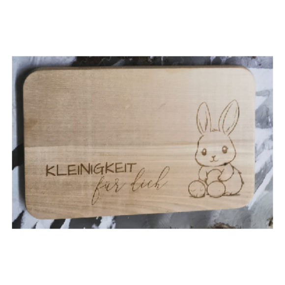 Eine Kleinigkeit für dich - Frühstücksbrettchen graviert