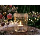 Graviertes Windlicht &amp; Trinkglas „Winternacht“