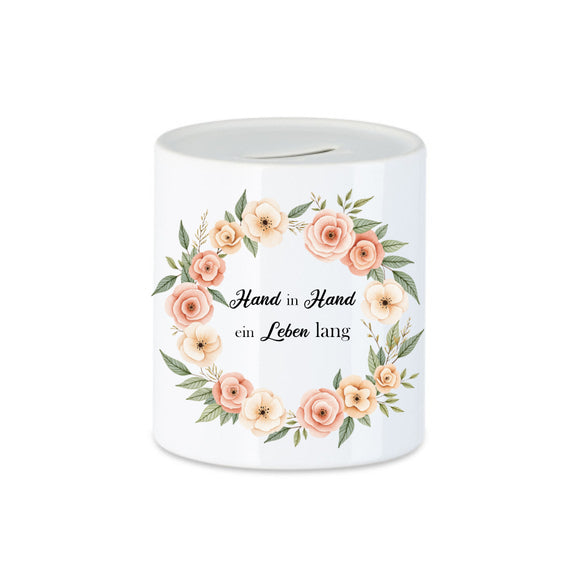 Spardose - Hand in Hand ein Leben lang