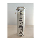 Kerze-Glas-Qualitytime-Sterne-bedruckt