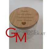 Du bist etwas ganz besonderes -  Vorratsglas mit graviertem Holzdeckel