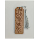 Lesezeichen aus Holz mit Gravur - verschiedene Motive zur Auswahl