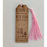 Lesezeichen aus Holz mit Gravur - verschiedene Motive zur Auswahl