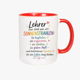 Tasse mit Spruch für Lehrer