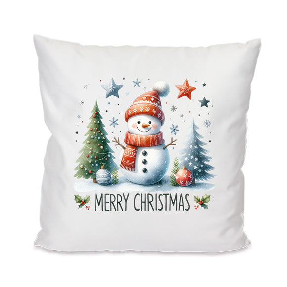Kissen mit Schneemann 40x40cm mit Füllung