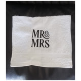 Mr & Mrs Handtücher bestickt 2er Set