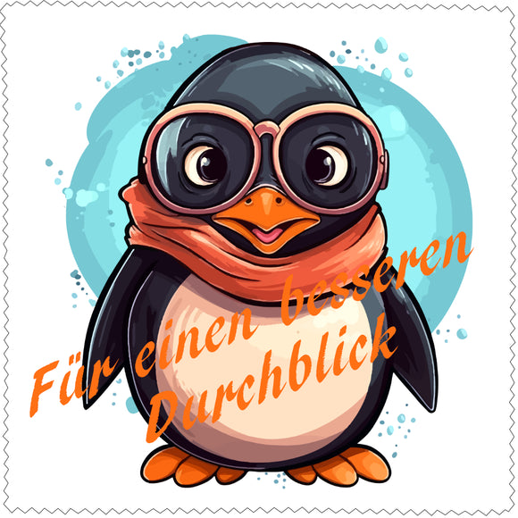 Pinguin mit Text 