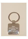 Schlüsselanhänger mit Foto vorne und Rückseite mit Name graviert
