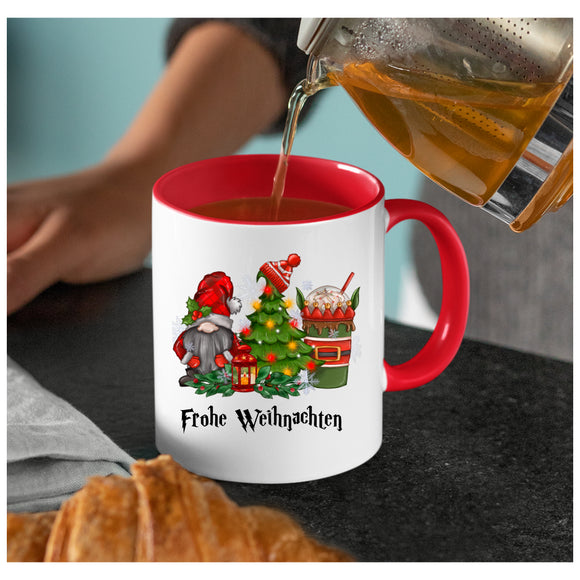 Weihnachtstasse Gnome - Tasse