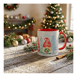 Zauberhafte Wichtel-Tasse „Winterwald“ 