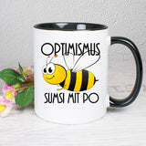Optimismus Biene Sumsi mit Po
