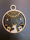 Christbaumanhänger aus Holz