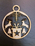 Christbaumanhänger aus Holz