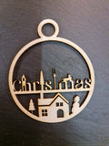 Christbaumanhänger aus Holz