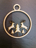Christbaumanhänger aus Holz