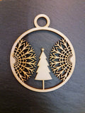 Christbaumanhänger aus Holz