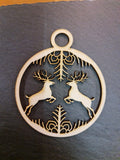 Christbaumanhänger aus Holz