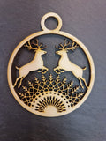Christbaumanhänger aus Holz