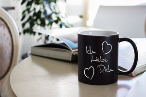 Ich Liebe Dich - Tasse graviert