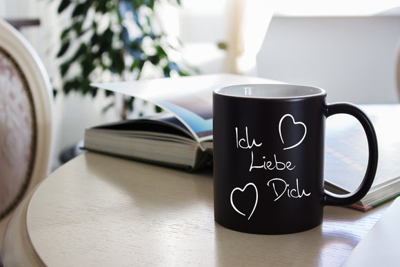 Ich Liebe Dich - Tasse graviert