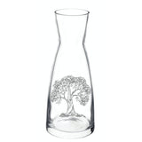 Glaskaraffe graviert mit Motiv: Baum