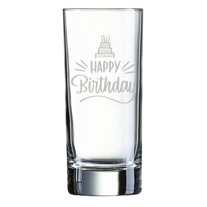 Happy Birthday Motiv 1 Longdrinkglas