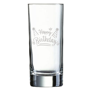 Happy Birthday Motiv 2 - Longdrinkglas