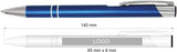 Kugelschreiber Cosmo Farbe: C-10a Blau