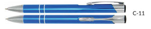 Cosmo C-11 Lichtblau Kugelschreiber mit Wunschgravur