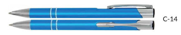 Cosmo C-14 Türkis Kugelschreiber mit Wunschgravur