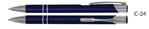 Cosmo C-24 Marineblau Kugelschreiber mit Wunschgravur