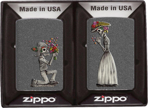 ZIPPO Set Iron Stone Color 