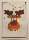 Mini Adventskalender to go Hülle bestickt