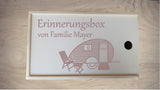 handmade Holzbox personalisiert mit Lasergravur 135 x 235 x 75mm