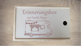 handmade Holzbox personalisiert mit Lasergravur 135 x 235 x 75mm