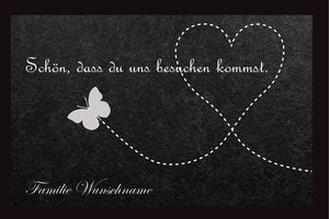 Schön, dass du uns besuchen kommst personalisierbar