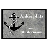 Ankerplatz personalisierte Fussmatte