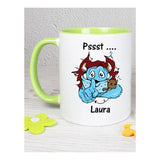 Kaffee Monster Tasse personalisierbar mit Name