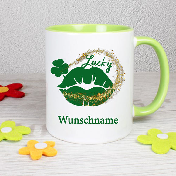 Irish Lucky Tasse personalisierbar