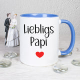 Lieblingsmami  Lieblingspapi Tasse personalisierbar