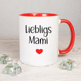 Lieblingsmami  Lieblingspapi Tasse personalisierbar