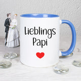 Lieblingsmami  Lieblingspapi Tasse personalisierbar